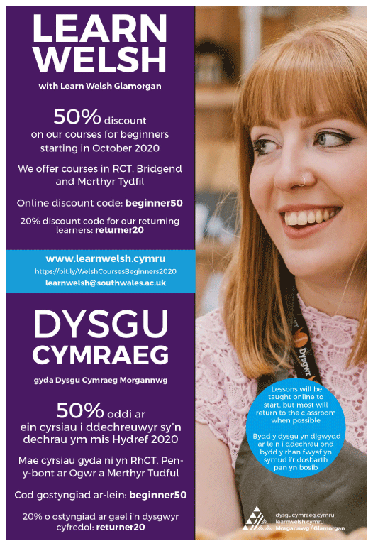 Learn Welsh Glamorgan serving Aberdare - Adult Education