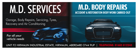 M D Body Repairs serving Aberdare - Car Body Repairs