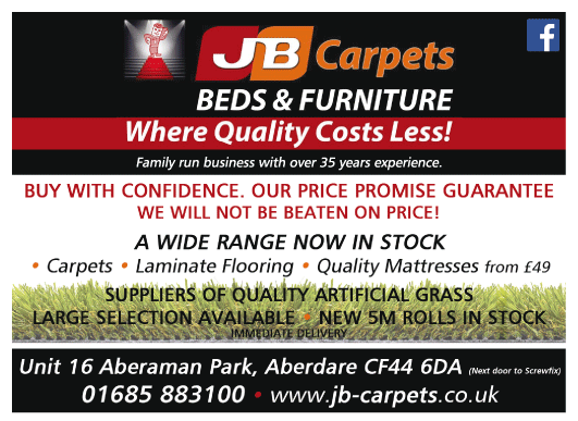 Jack Baker Carpets & Beds serving Aberdare - Beds & Bedding