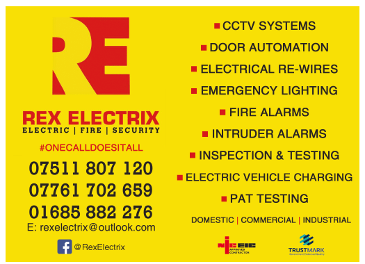 Rex Electrix serving Aberdare - Burglar Alarms