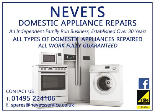 Nevets Domestic Appliance Repairs serving Aberdare - Domestic Appliances