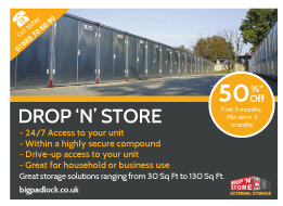 Big Padlock Drop ’n’ Store serving Aberdare - Self Storage