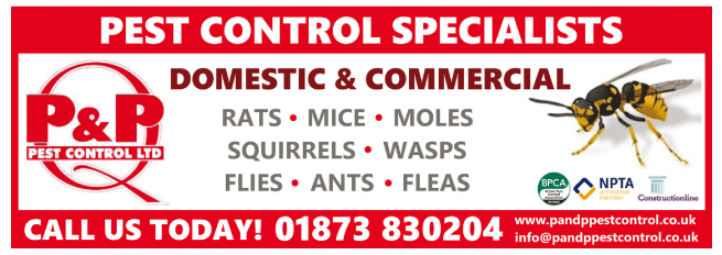 P. & P. Pest Control Ltd. serving Abergavenny - Pest Control