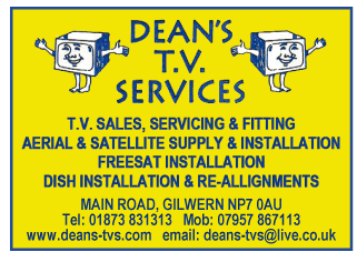 Dean’s T.V. Services serving Abergavenny - Television Sales & Service
