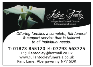Julian Tooley Independent Funeral Director serving Abergavenny - Funeral Services