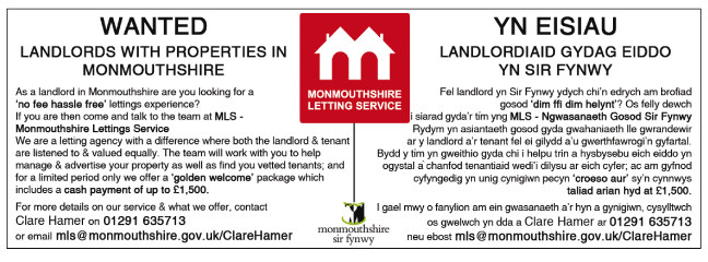 Monmouthshire Letting Service serving Abergavenny - Housing