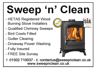 Sweep ’n’ Clean serving Beccles and Bungay - Woodburning Stoves