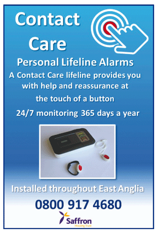 Contact Care serving Beccles and Bungay - Personal Alarms