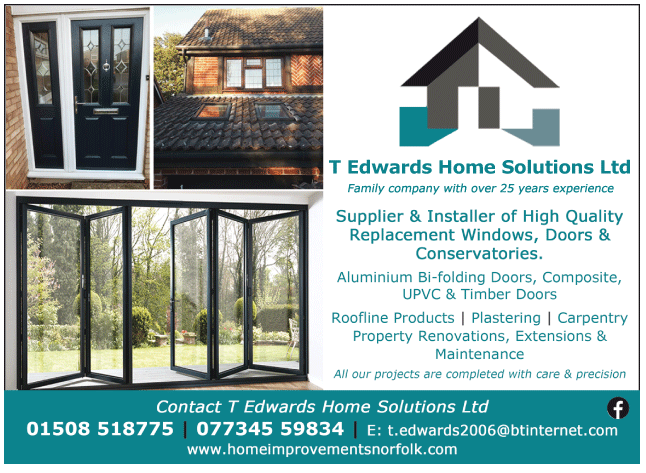 T Edwards Home Solutions Ltd serving Beccles and Bungay - Extensions