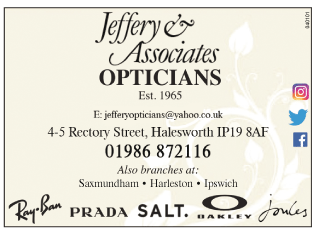 Jeffery & Associates Opticians serving Beccles and Bungay - Optician