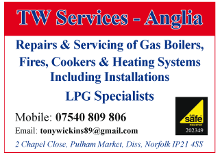 TW Services - Anglia serving Beccles and Bungay - Boiler Maintenance