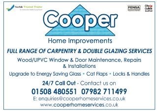 Cooper Home Improvements serving Beccles and Bungay - Double Glazing