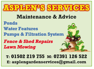 Asplen’s Services serving Beccles and Bungay - Ponds & Water Gardens