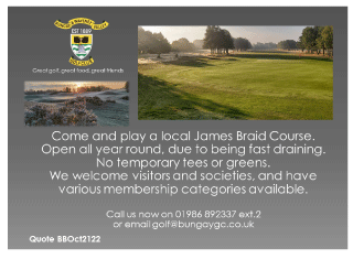 Bungay & Waveney Valley Golf Club serving Beccles and Bungay - Golf