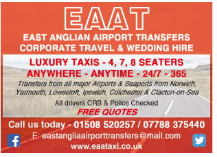 East Anglia Airport Transfers serving Beccles and Bungay - Taxis & Private Hire