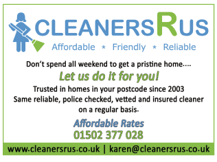 Cleaners R Us serving Beccles and Bungay - Domestic Cleaners