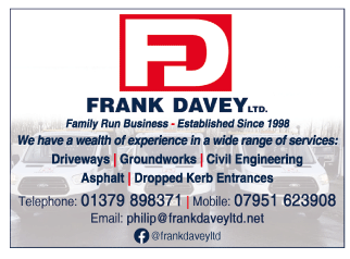 Frank Davey Ltd serving Beccles and Bungay - Asphalt & Macadam Laying