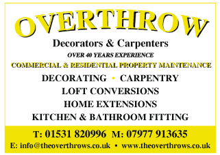 Overthrow Decorators & Carpenters serving Bishops Cleeve - Painters & Decorators