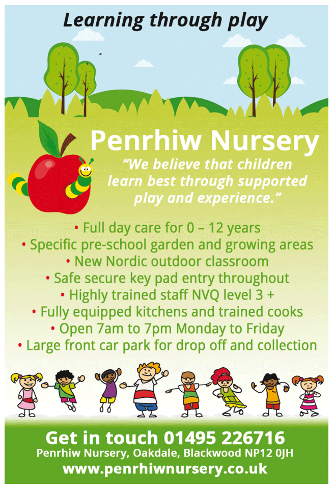 Penrhiw Nursery serving Blackwood - Under 5’s