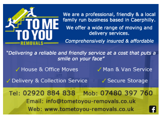 To Me To You Removals serving Blackwood - Removals & Storage