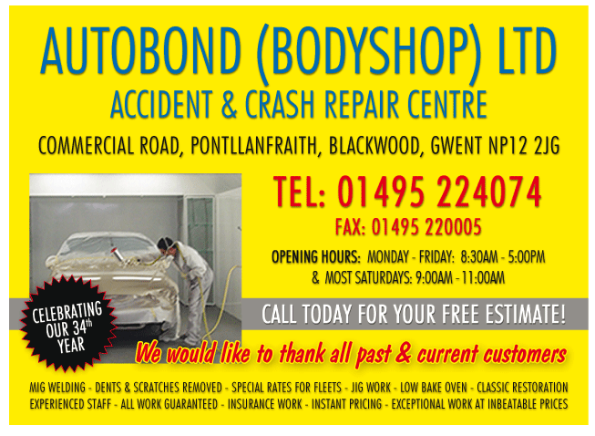 Autobond (Bodyshop) Ltd serving Blackwood - Garage Services