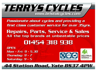 Terry’s Cycles serving Bradley Stoke - Cycles