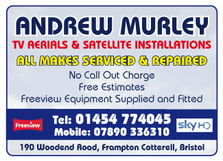 Andrew Murley serving Bradley Stoke - Television Sales & Service