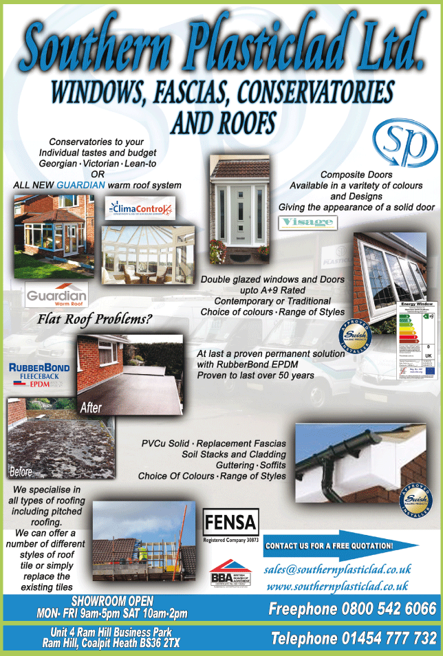 Southern Plasticlad Ltd serving Bradley Stoke - Roofing