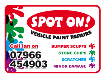 Spot On - Vehicle Paint Repairs serving Bradley Stoke - Car Body Repairs