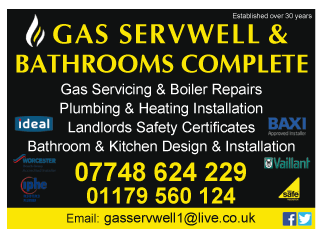 Gas Servwell Ltd serving Bradley Stoke - Plumbing & Heating