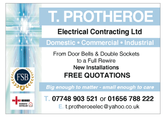 T. Protheroe Electrical Contracting Services serving Bridgend - Electricians