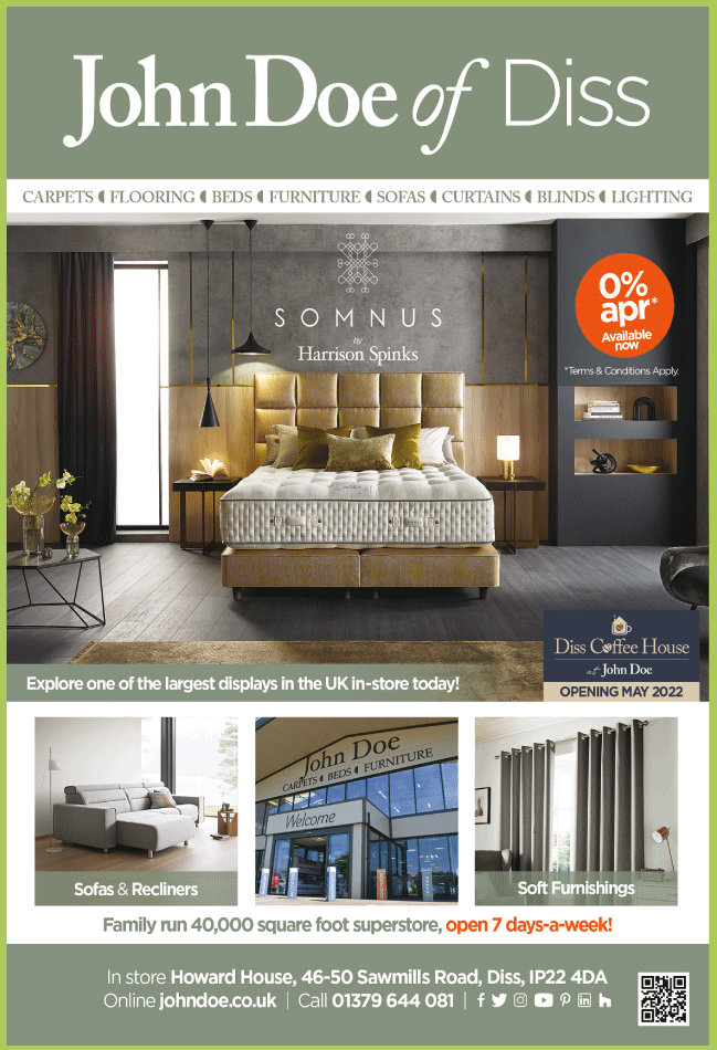 John Doe Carpets & Furniture Ltd serving Bury St Edmunds - Blinds