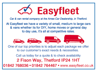 Easyfleet Vehicle Rental serving Bury St Edmunds - Car & Van Hire