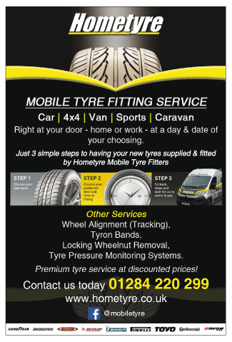 Hometyre Services serving Bury St Edmunds - Tyres