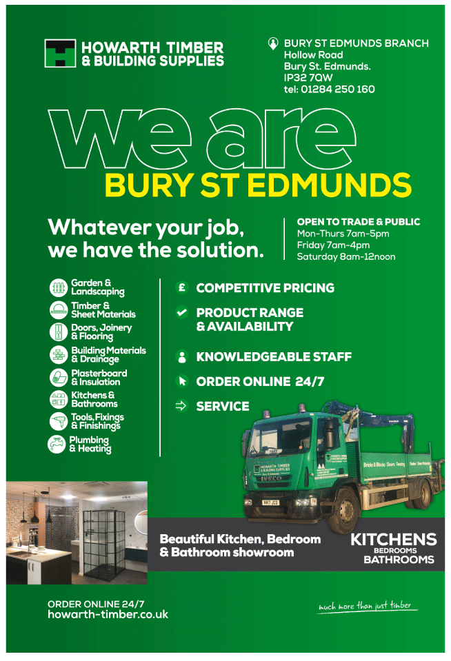 Howarth Timber & Building Supplies serving Bury St Edmunds - Timber Merchants