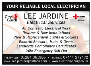 Lee Jardine Electrical Services serving Bury St Edmunds - Electricians