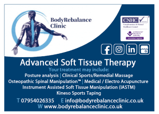 Body Rebalance Clinic serving Bury St Edmunds - Soft Tissue Therapy