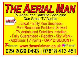 Aerial Man (Dan Grace) Ltd serving Caerphilly - Satellite Television