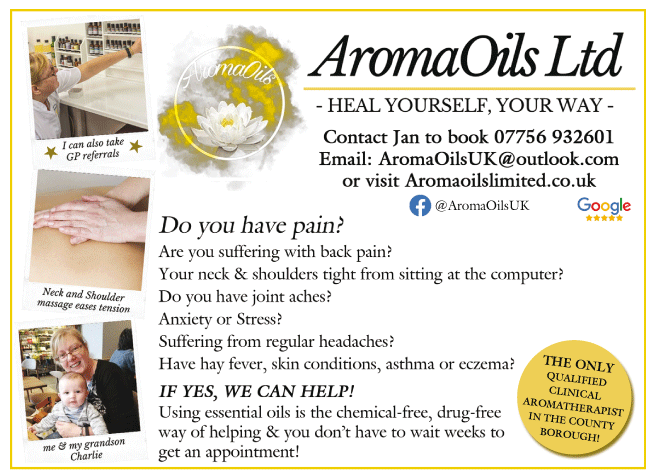 AromaOils Ltd serving Caerphilly - Complementary Therapies