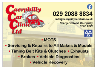Caerphilly Car Clinic serving Caerphilly - M O T Stations