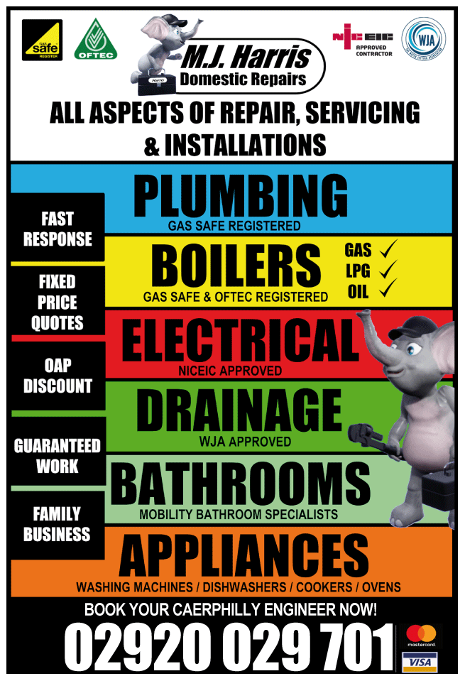 M.J. Harris Electricians serving Caerphilly - Electricians