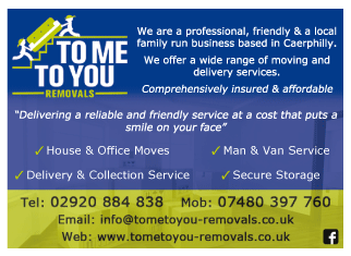 To Me To You Removals serving Caerphilly - Removals & Storage