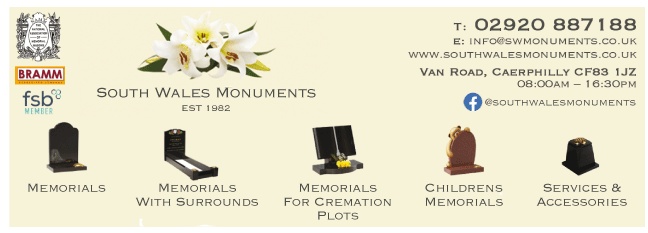 South Wales Monuments Ltd serving Caerphilly - Monumental Masons
