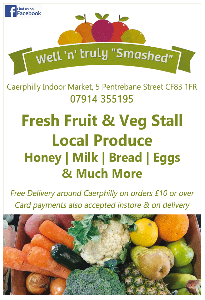 Well ’n’ Truly Smashed serving Caerphilly - Fruit & Vegetables