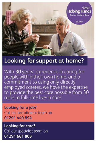 Helping Hands Home Care serving Chepstow and Caldicot - Recruitment