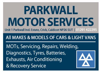 Parkwall Motor Services serving Chepstow and Caldicot - M O T Stations
