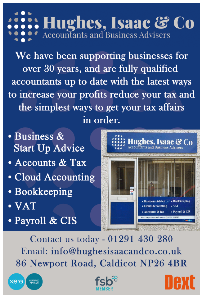 Hughes, Isaac & Co serving Chepstow and Caldicot - Accountants