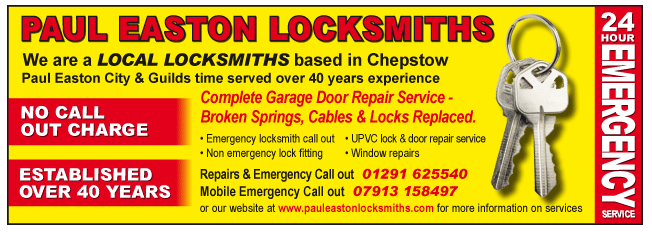 Paul Easton Locksmiths serving Chepstow and Caldicot - Double Glazing