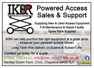 IKBR Ltd serving Chepstow and Caldicot - Powered Access