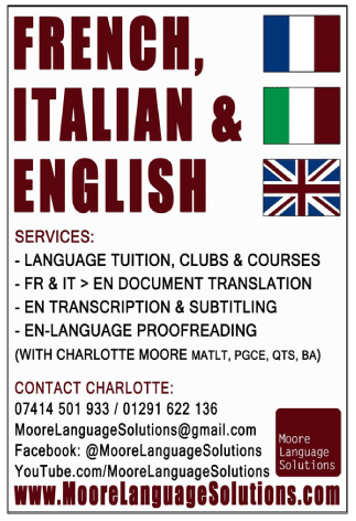 Moore Language Solutions serving Chepstow and Caldicot - Language Tuition